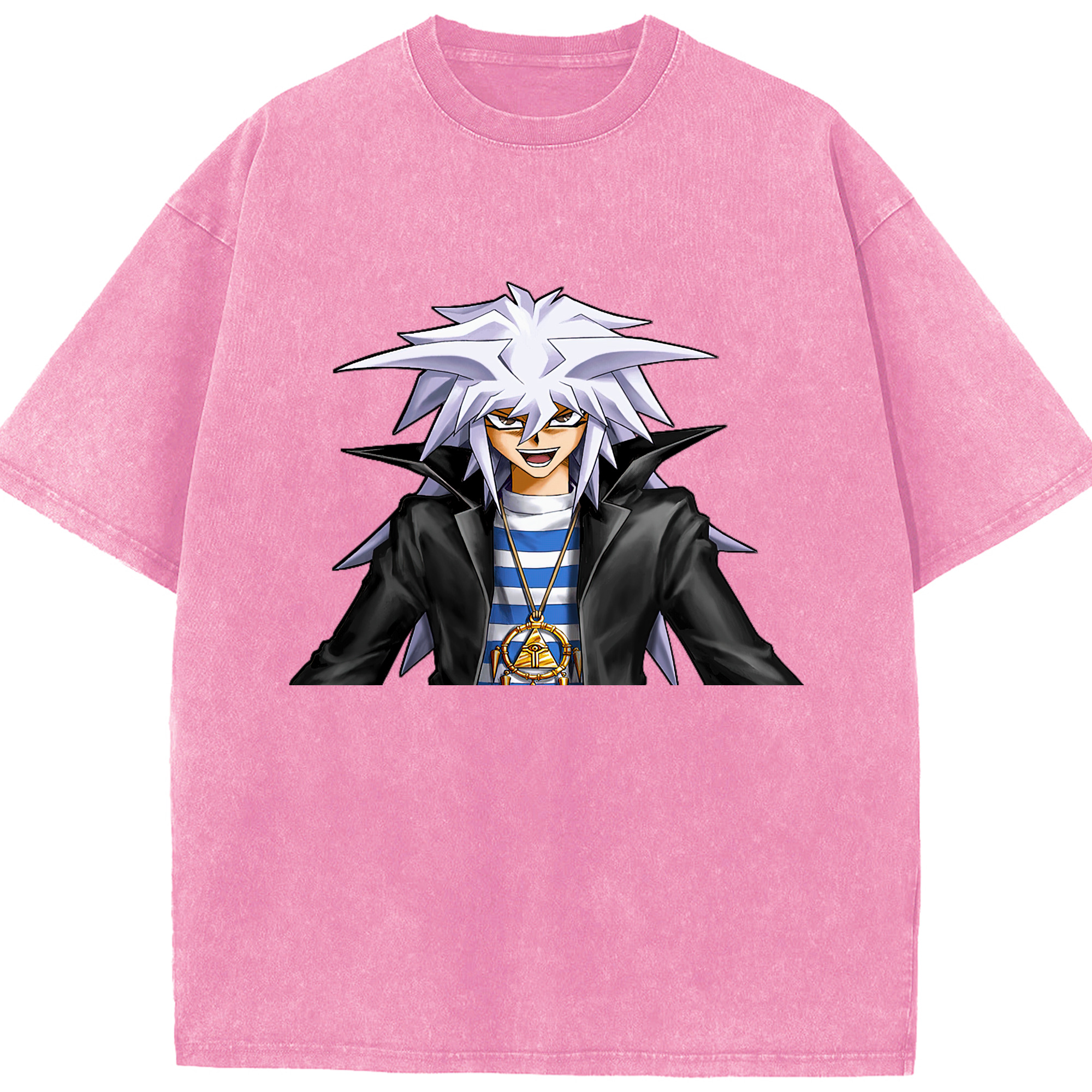 （画像用） 遊☆戯☆王 Yu-Gi-Oh! 綿100% ヴィンテージ風 半袖Tシャツ（フロントプリント）